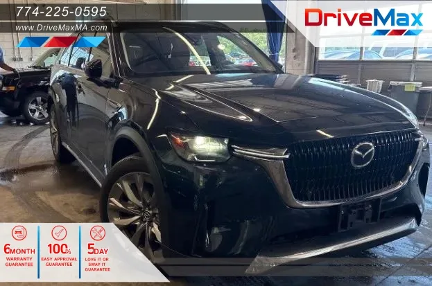 Black 2024 MAZDA CX-90 3.3 Turbo Premium Sport Utility 4D for sale in West Bridgewater, MA