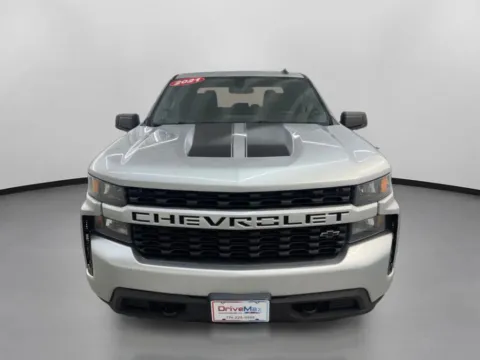 Photos of 2021 Chevrolet Silverado 1500 Crew Cab Custom Pickup 4D 5 3/4 ft for sale in West Bridgewater, MA at DriveMax (Auto Center Sales and Service)
