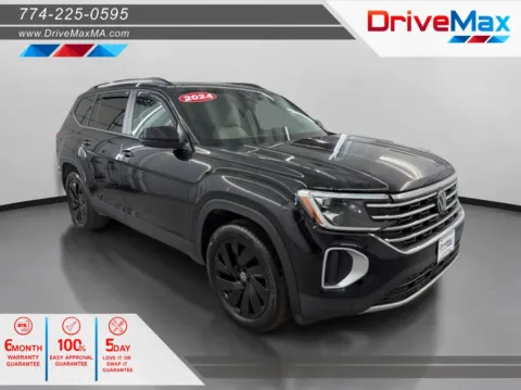 Black 2024 Volkswagen Atlas SE 4MOTION w/Tech Pkg Sport Utility 4D for sale in West Bridgewater, MA