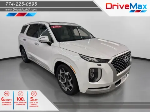 White 2022 Hyundai Palisade Calligraphy Sport Utility 4D for sale in West Bridgewater, MA