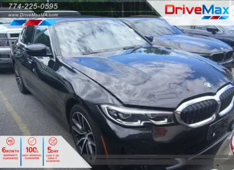Black 2021 BMW 3 Series 330i xDrive Sedan 4D for sale in West Bridgewater, MA