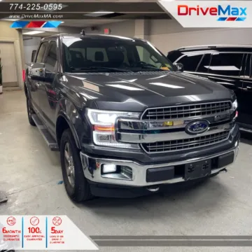 Gray 2019 Ford F-150 SuperCrew Cab Lariat Pickup 4D 5 1/2 ft for sale in West Bridgewater, MA
