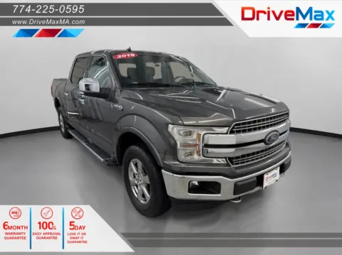 Gray 2019 Ford F-150 SuperCrew Cab Lariat Pickup 4D 5 1/2 ft for sale in West Bridgewater, MA