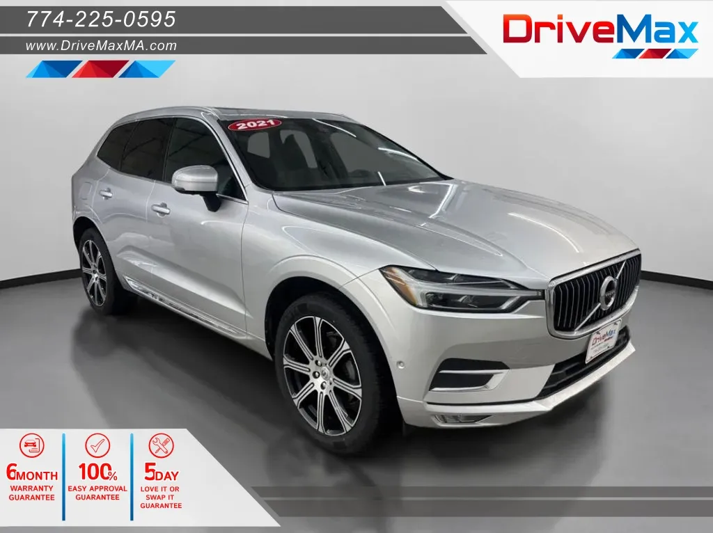 Silver 2021 Volvo XC60 T5 Inscription Sport Utility 4D for sale in West Bridgewater, MA