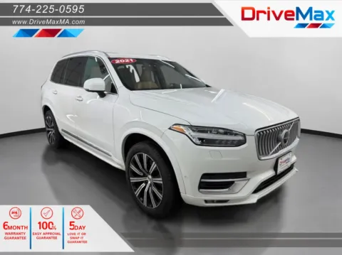 White 2021 Volvo XC90 T6 Inscription Sport Utility 4D for sale in West Bridgewater, MA