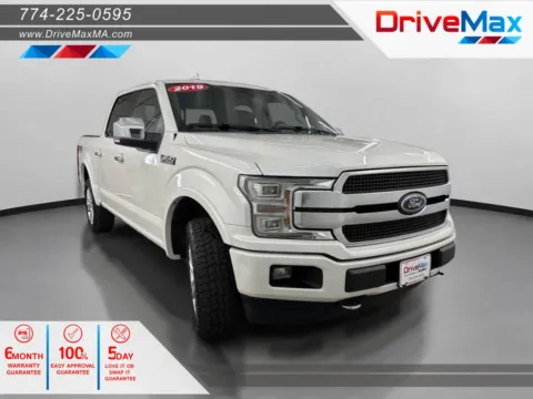 White 2019 Ford F-150 SuperCrew Cab Platinum Pickup 4D 5 1/2 ft for sale in West Bridgewater, MA