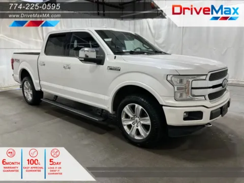 White 2019 Ford F-150 SuperCrew Cab Platinum Pickup 4D 5 1/2 ft for sale in West Bridgewater, MA