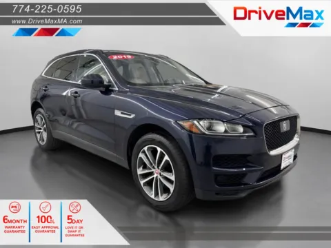 Blue 2019 Jaguar F-PACE 25t Premium Sport Utility 4D for sale in West Bridgewater, MA