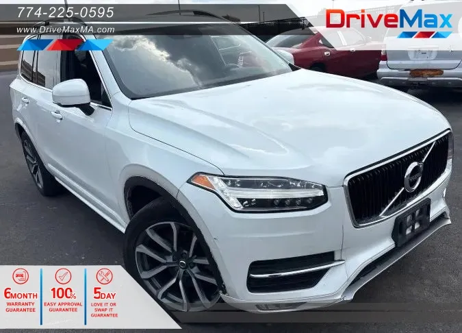 White 2019 Volvo XC90 T5 Momentum Sport Utility 4D for sale in West Bridgewater, MA