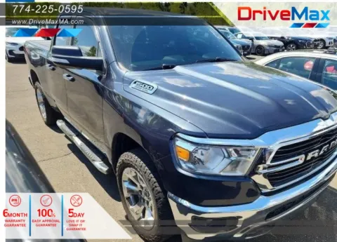 Blue 2020 Ram 1500 Quad Cab Big Horn Pickup 4D 6 1/3 ft for sale in West Bridgewater, MA