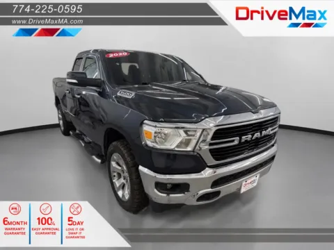 Blue 2020 Ram 1500 Quad Cab Big Horn Pickup 4D 6 1/3 ft for sale in West Bridgewater, MA