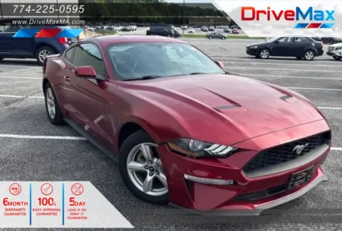 Red 2018 Ford Mustang EcoBoost Coupe 2D for sale in West Bridgewater, MA