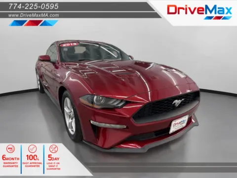 Red 2018 Ford Mustang EcoBoost Coupe 2D for sale in West Bridgewater, MA