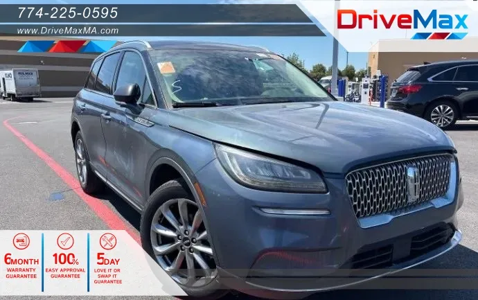 Blue 2022 Lincoln Corsair Sport Utility 4D for sale in West Bridgewater, MA
