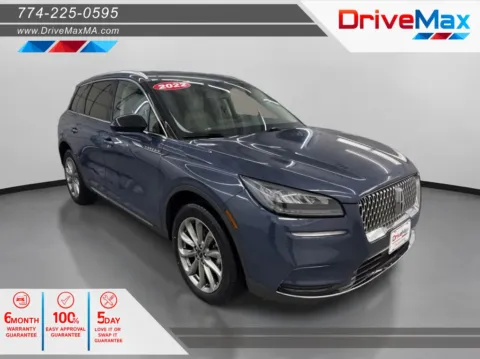 Blue 2022 Lincoln Corsair Sport Utility 4D for sale in West Bridgewater, MA