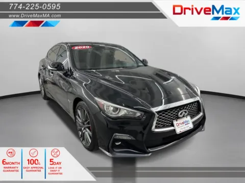 Black 2020 INFINITI Q50 RED SPORT 400 Sedan 4D for sale in West Bridgewater, MA