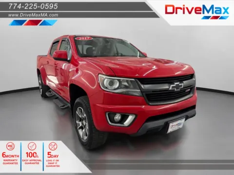 Red 2017 Chevrolet Colorado Crew Cab Z71 Pickup 4D 6 ft for sale in West Bridgewater, MA