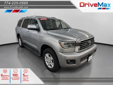 Gray 2019 Toyota Sequoia SR5 Sport Utility 4D for sale in West Bridgewater, MA
