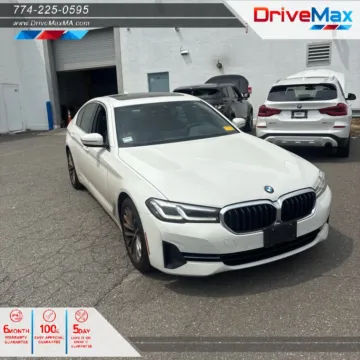 White 2022 BMW 5 Series 530i xDrive Sedan 4D for sale in West Bridgewater, MA