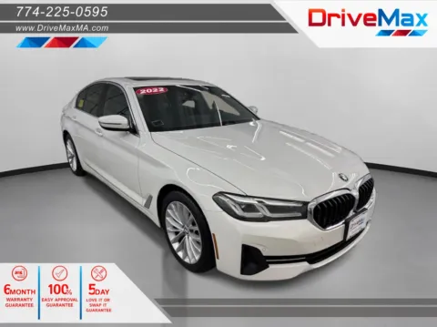 White 2022 BMW 5 Series 530i xDrive Sedan 4D for sale in West Bridgewater, MA