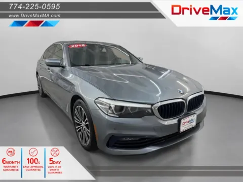 Blue 2018 BMW 5 Series 530i xDrive Sedan 4D for sale in West Bridgewater, MA