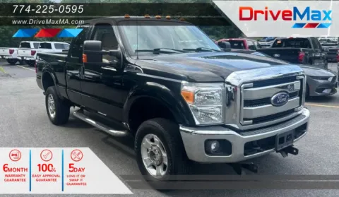 Black 2016 Ford F250 Super Duty Super Cab XLT Pickup 4D 6 3/4 ft for sale in West Bridgewater, MA