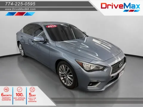 Silver 2019 INFINITI Q50 3.0t LUXE Sedan 4D for sale in West Bridgewater, MA