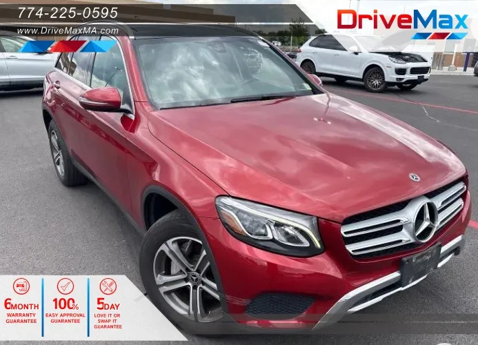 Red 2018 Mercedes-Benz GLC 300 4MATIC Sport Utility 4D for sale in West Bridgewater, MA