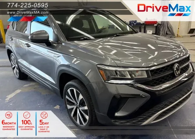 Gray 2022 Volkswagen Taos SE Sport Utility 4D for sale in West Bridgewater, MA