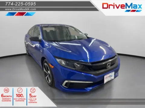 Blue 2020 Honda Civic LX Sedan 4D for sale in West Bridgewater, MA