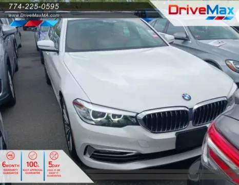White 2018 BMW 5 Series 530e xDrive iPerformance Sedan 4D for sale in West Bridgewater, MA