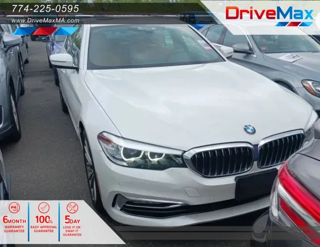White 2018 BMW 5 Series 530e xDrive iPerformance Sedan 4D for sale in West Bridgewater, MA