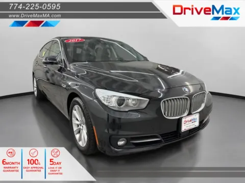 Black 2017 BMW 5 Series 550i Gran Turismo xDrive Sedan 4D for sale in West Bridgewater, MA