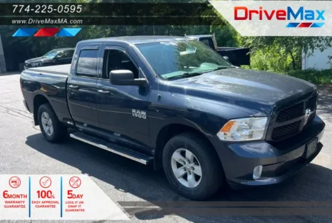 Blue 2018 Ram 1500 Quad Cab Express Pickup 4D 6 1/3 ft for sale in West Bridgewater, MA