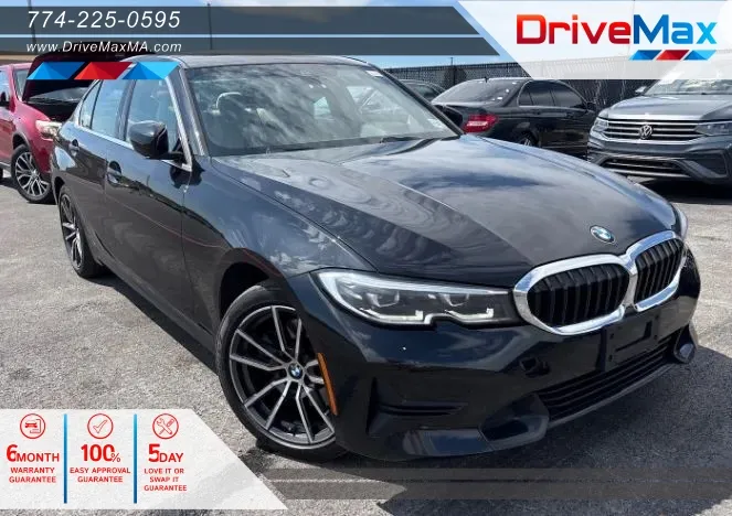 Black 2021 BMW 3 Series 330i xDrive Sedan 4D for sale in West Bridgewater, MA