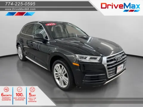 Black 2019 Audi Q5 Premium Plus Sport Utility 4D for sale in West Bridgewater, MA