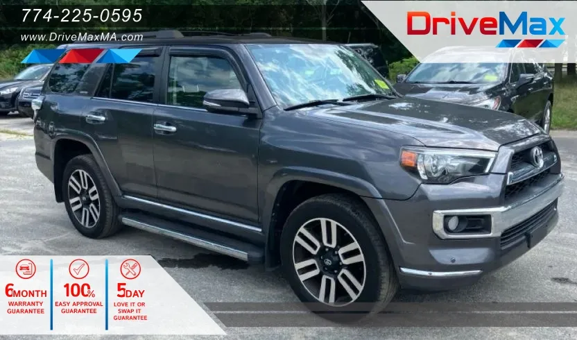 Gray 2016 Toyota 4Runner Limited Sport Utility 4D for sale in West Bridgewater, MA