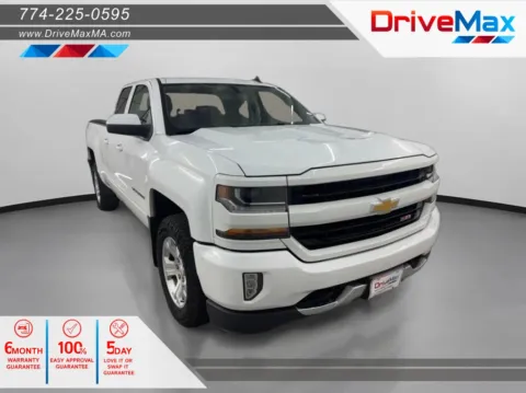 White 2018 Chevrolet Silverado 1500 Double Cab Z71 LT Pickup 4D 6 1/2 ft for sale in West Bridgewater, MA