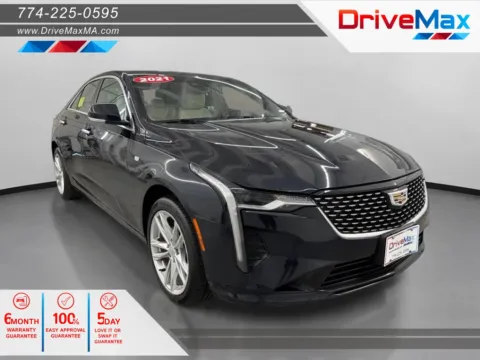 Black 2021 Cadillac CT4 Luxury Sedan 4D for sale in West Bridgewater, MA