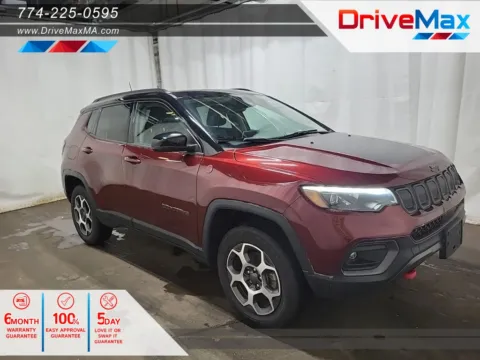 Red 2022 Jeep Compass Trailhawk Sport Utility 4D for sale in West Bridgewater, MA