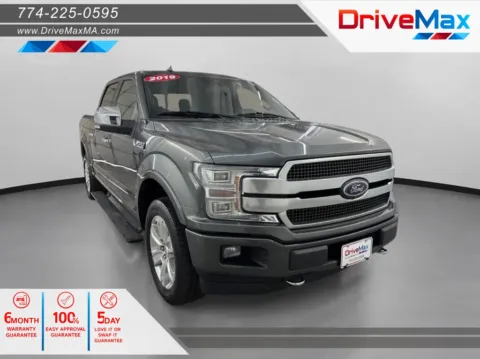 Gray 2019 Ford F-150 SuperCrew Cab Platinum Pickup 4D 5 1/2 ft for sale in West Bridgewater, MA