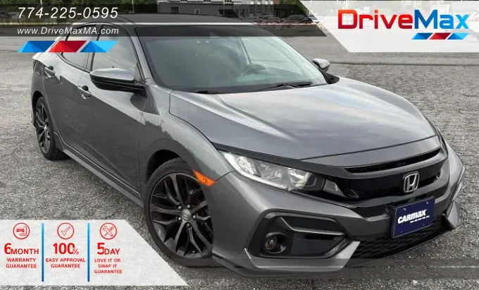 Silver 2021 Honda Civic Sport Hatchback 4D for sale in West Bridgewater, MA