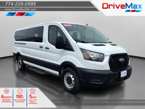 White 2023 Ford Transit 350 Passenger Van XL w/Low Roof Van 3D for sale in West Bridgewater, MA