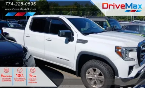 White 2022 GMC Sierra 1500 Limited Crew Cab SLE Pickup 4D 5 3/4 ft for sale in West Bridgewater, MA