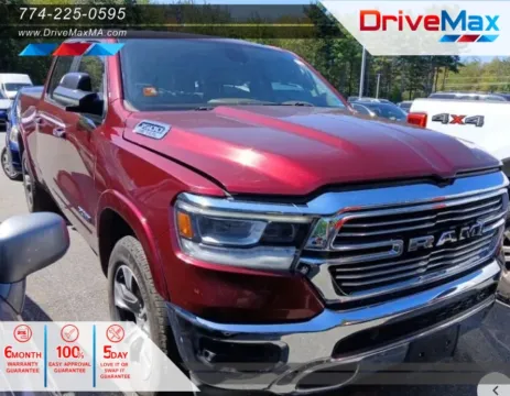 Red 2019 Ram 1500 Crew Cab Laramie Pickup 4D 6 1/3 ft for sale in West Bridgewater, MA