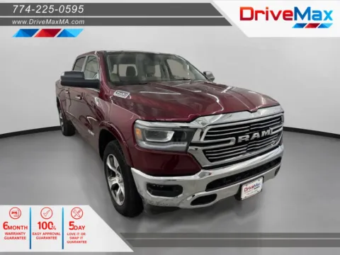 Red 2019 Ram 1500 Crew Cab Laramie Pickup 4D 6 1/3 ft for sale in West Bridgewater, MA