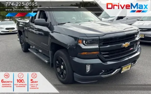 Blue 2018 Chevrolet Silverado 1500 Double Cab Z71 LT Pickup 4D 6 1/2 ft for sale in West Bridgewater, MA
