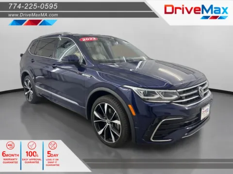 Blue 2022 Volkswagen Tiguan SEL R-Line 4MOTION Sport Utility 4D for sale in West Bridgewater, MA