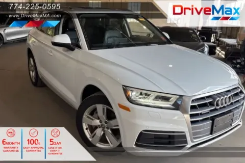 White 2019 Audi Q5 Premium Plus Sport Utility 4D for sale in West Bridgewater, MA