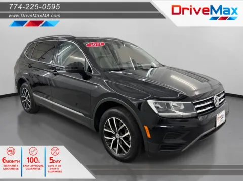 Black 2021 Volkswagen Tiguan SE Sport Utility 4D for sale in West Bridgewater, MA